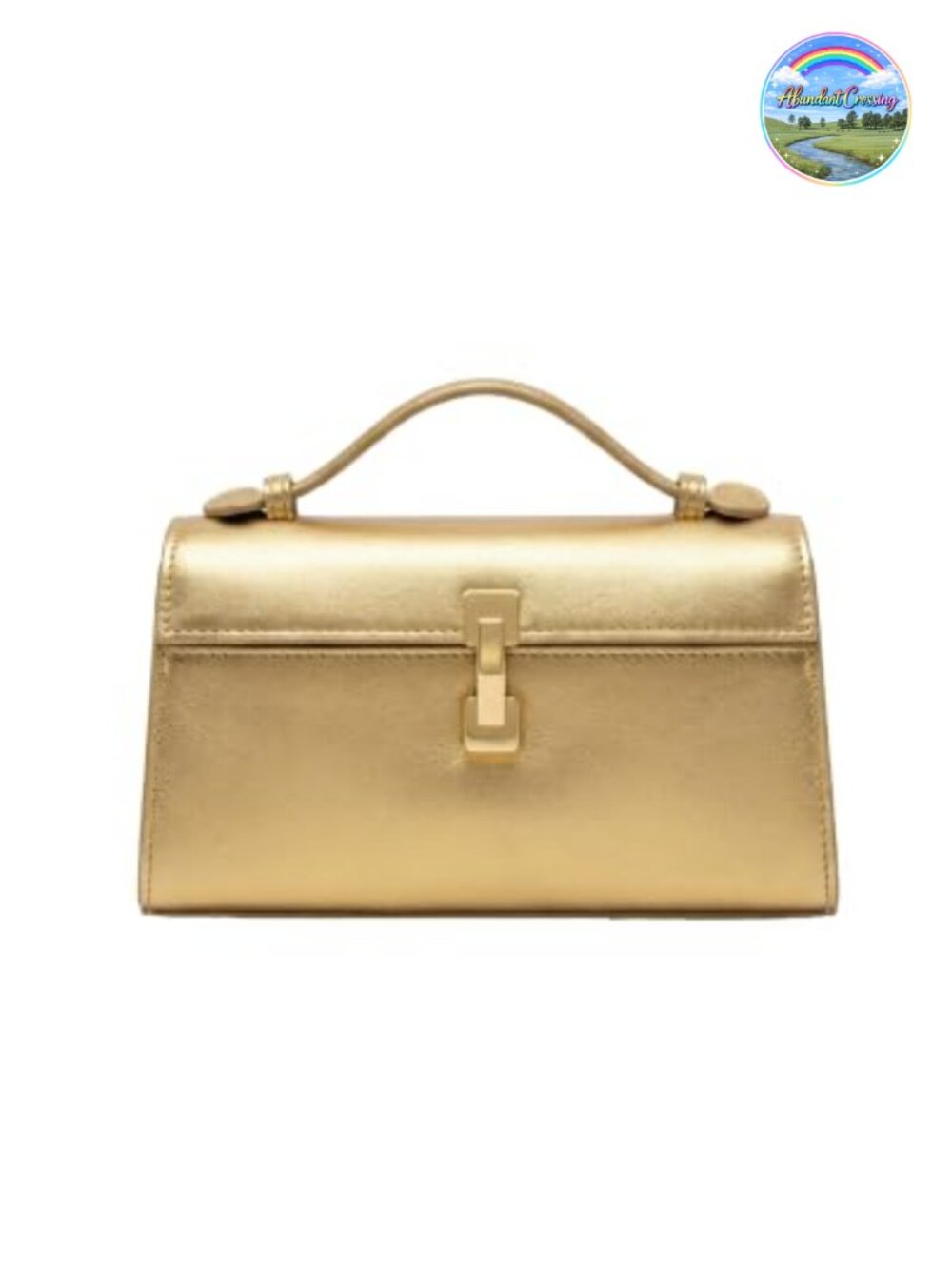 Vegan Leather Clutch Small Top Handle Evening Bag Crossbody Purse